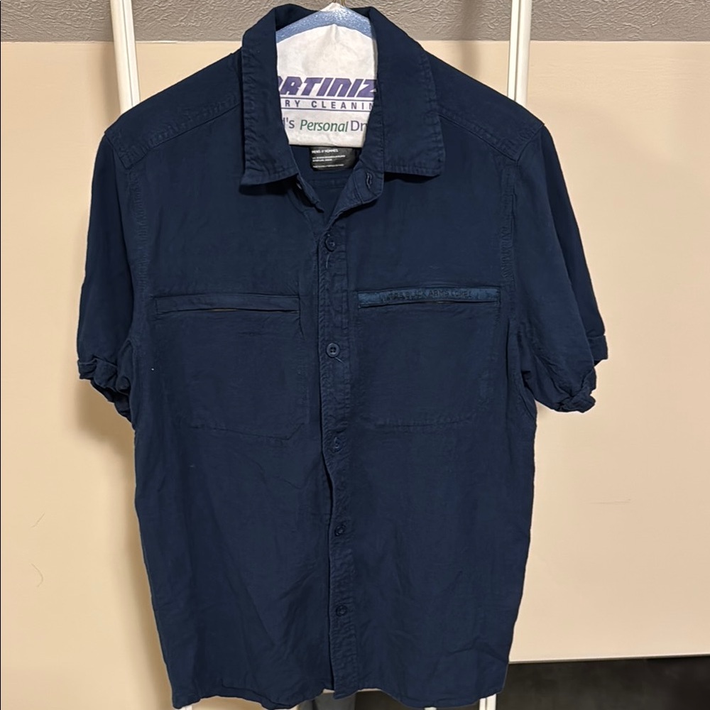 VIKTOS shemagh OPS short sleeved shirt - linen blend